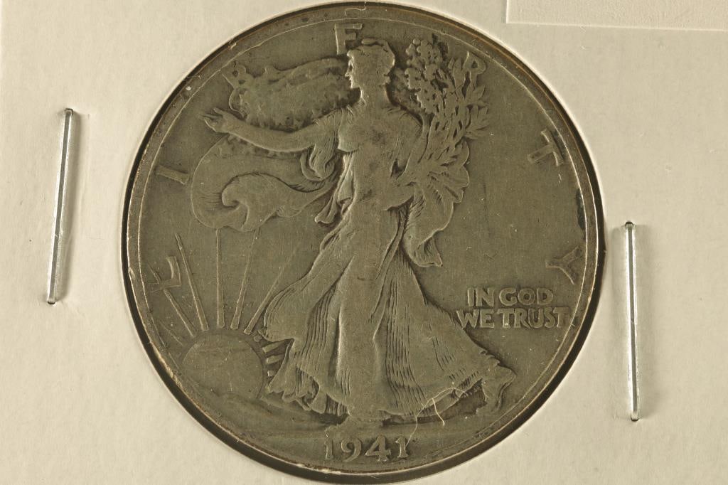 1941-S SILVER WALKING LIBERTY HALF DOLLAR (1 of 2)