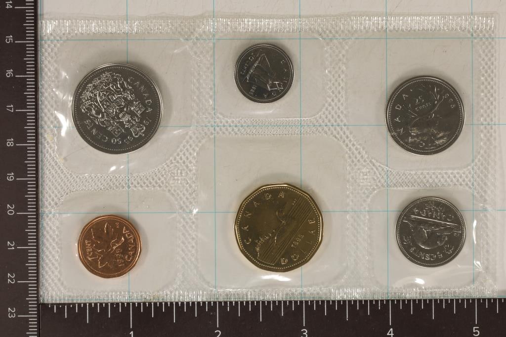1995 CANADA 6 COIN PROOF SET, IN ORIGINAL ROYAL (1 of 2)