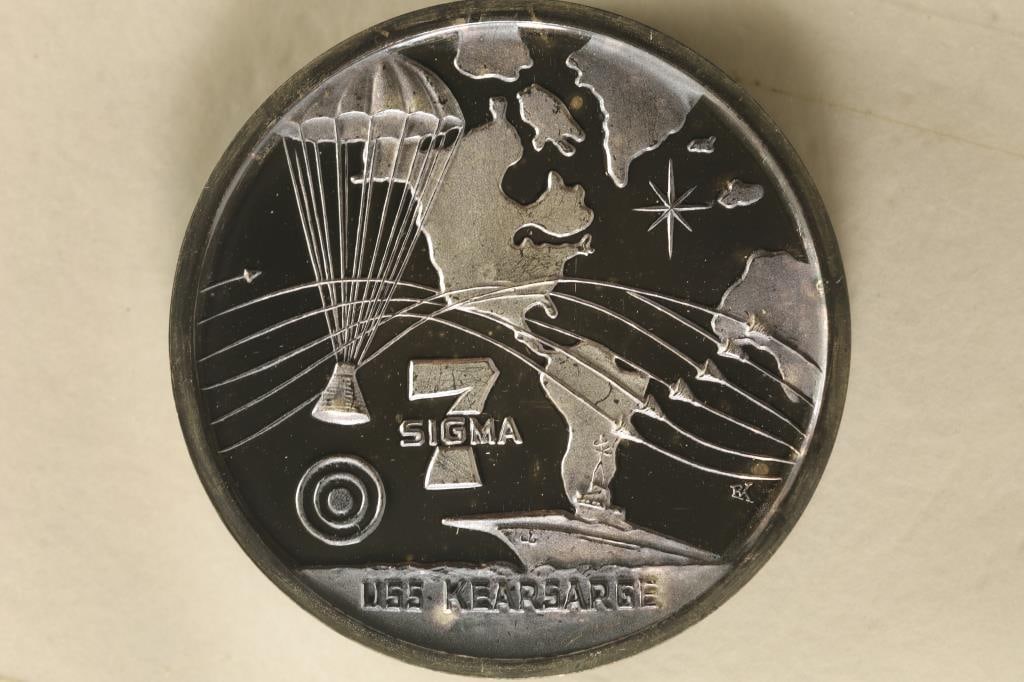 .68 TROY OZ. .999 SILVER SIGMA 7 SPACE ROUND WITH (1 of 2)