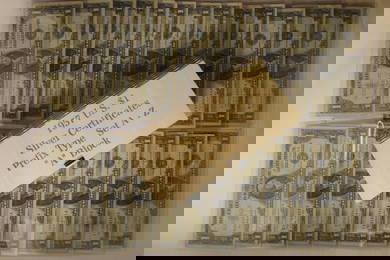 25-1957 US $1 SILVER CERTIFICATES: PREFIX TYPE SET