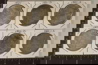 2 SETS OF 1921-P/D/S MORGAN SILVER DOLLARS 6 COINS