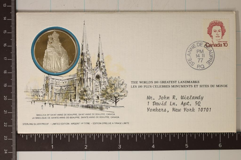 13.8 GRAMS PF STERLING ROUND IN FDC BASILICA (1 of 2)