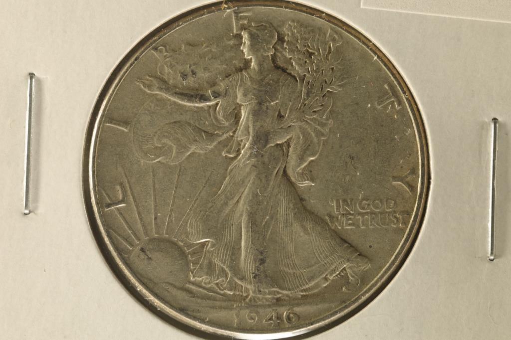 1946 SILVER WALKING LIBERTY HALF DOLLAR (1 of 2)