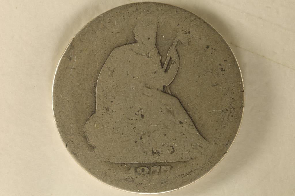 1877 US SILVER SEATED LIBERTY HALF DOLLAR (1 of 2)
