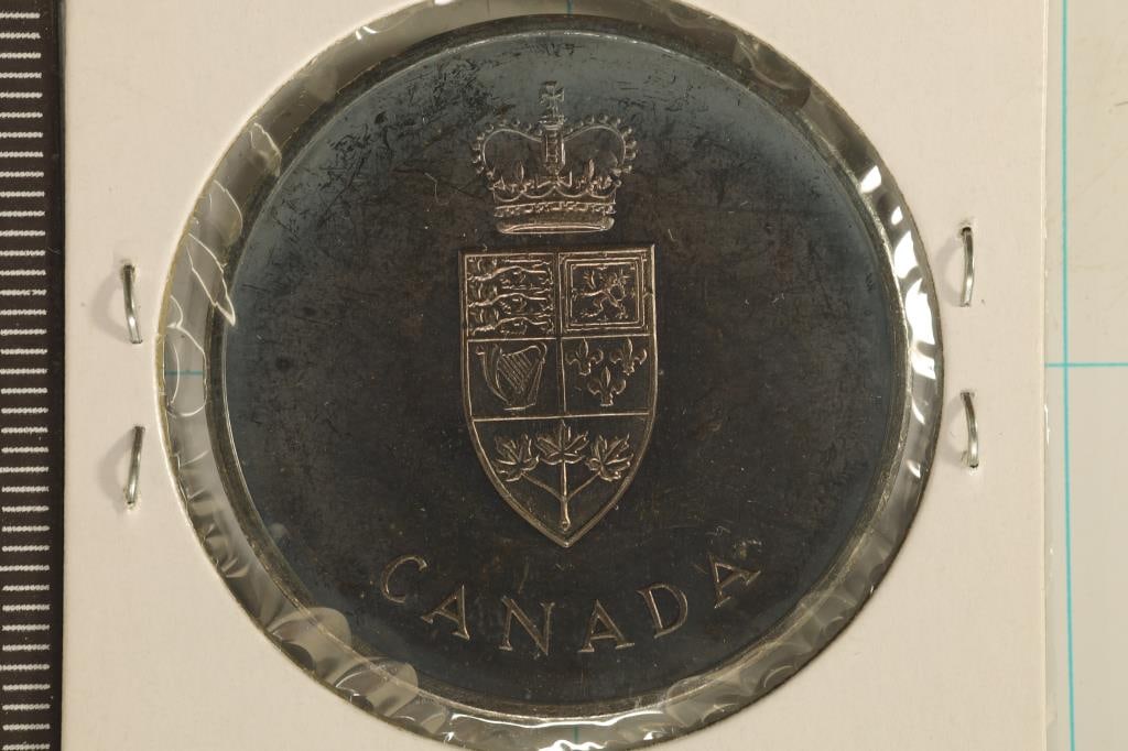 1967 CANADA CONFEDERATION SILVER MEDAL TONED 25 (1 of 2)