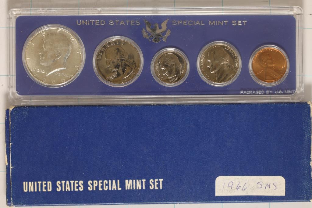 1966 US SPECIAL MINT SET WITH BOX (1 of 2)