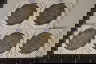 1880, 1881, 82, 83 & 1884 MORGAN SILVER DOLLARS