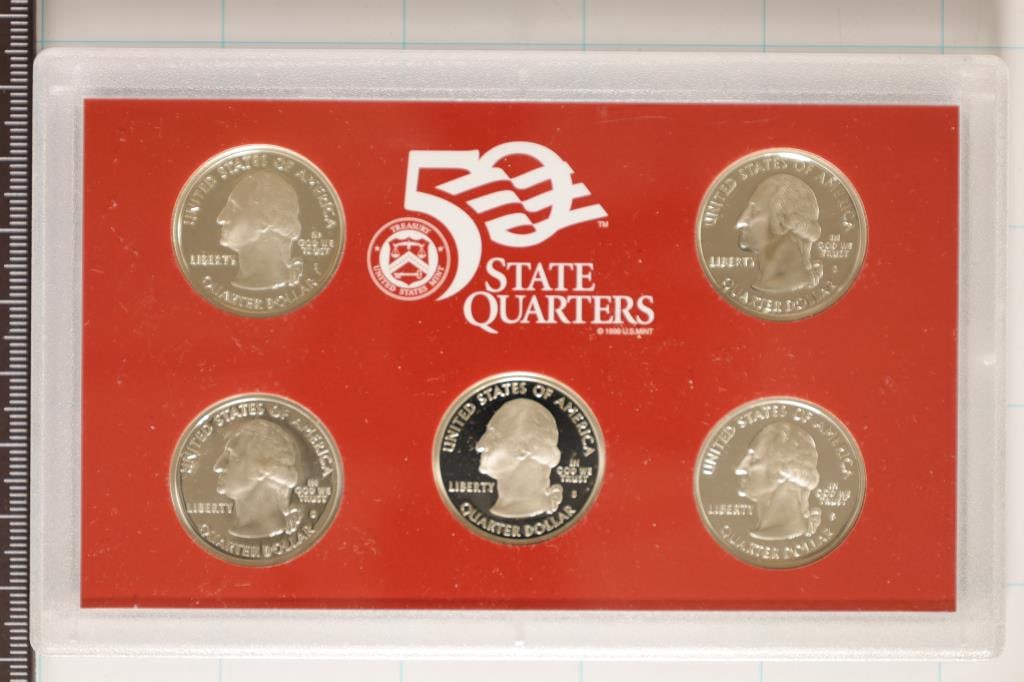 2004 SILVER US 50 STATE QUARTERS PROOF SET NOBOX (1 of 2)