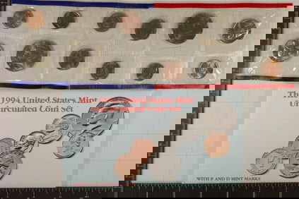 1994 US MINT SET (UNC) P/D (WITH ENVELOPE)