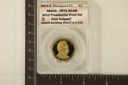 2012-S GROVER CLEVELAND PRESIDENTIAL DOLLAR