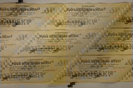 6-1923 GERMAN HYPERINFLATION 10 MILLION MARK