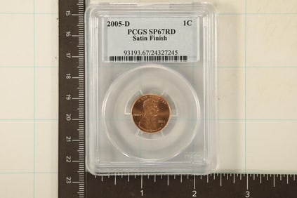 2005-D LINCOLN CENT PCGS SP67RD
