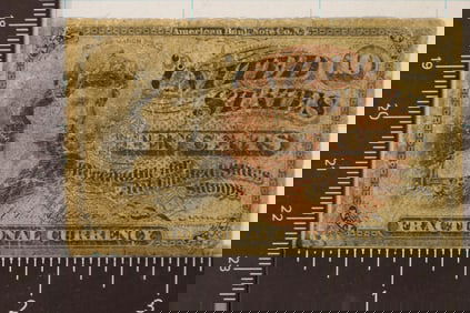 1863 US 10 CENT FRATIONAL CURRENCY