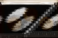 AMERICAN SILVER EAGLE 20TH ANNIVERSARY 3 COIN SET: