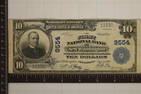 1909 US $10 NATIONAL CURRENCY LARGE SIZE BILL