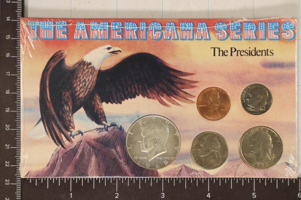 THE AMERICAN SERIES THE PRESIDENTS 5 COIN SET (1 of 2)