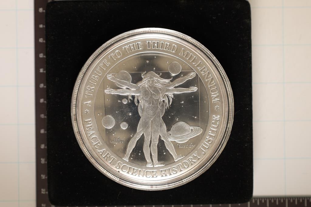 6.58 TROY OZ. .999 FINE SILVER PROOF ROUND TRIBUTE (1 of 4)