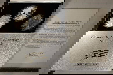 2006 AMERICAN EAGLE 20TH ANNIVERSARY SILVER COIN