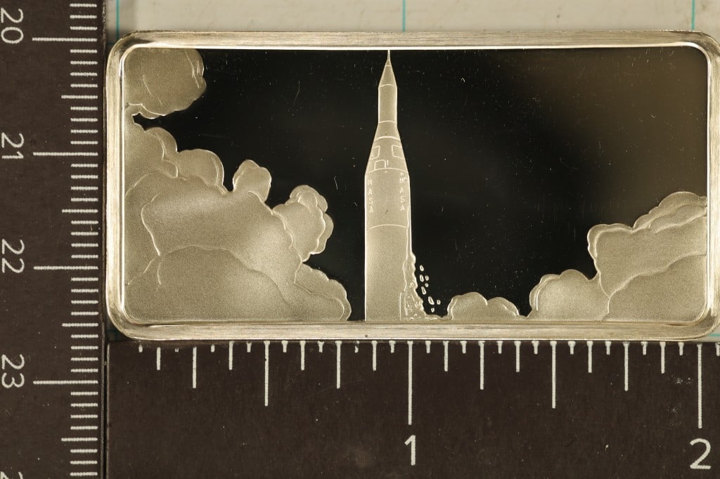 .915 TROY OZ, PROOF SETERLING SILVER "PIONEER IV" (1 of 2)