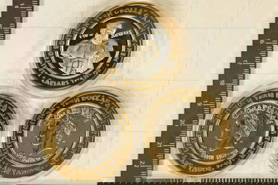3-CASINO $10 SILVER TOKENS (UNC) CAESERS TAHOE