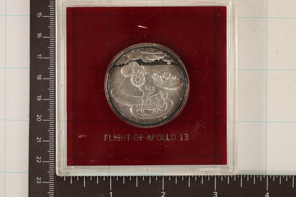 25.1 GRAM SILVER PF APOLLO XIII ROUND WITH TONING (1 of 2)