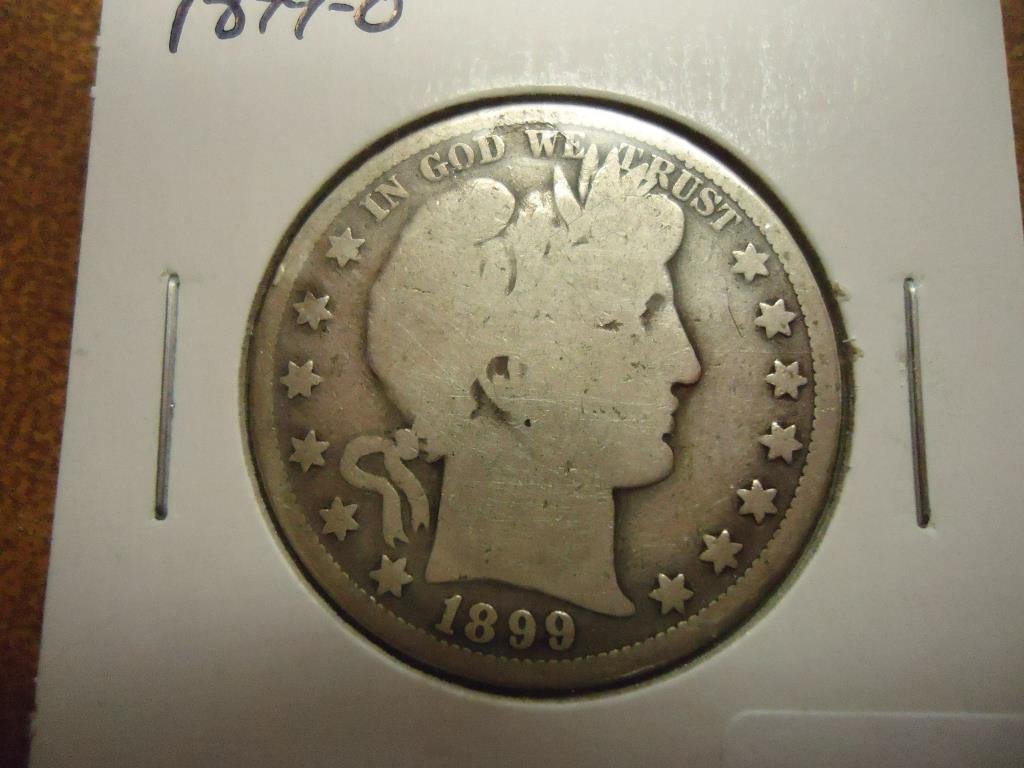 1899-O BARBER HALF DOLLAR (1 of 2)