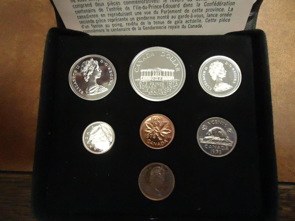 1973 CANADA DOUBLE CENT SET ORIGINAL ROYAL CANADIAN (1 of 2)
