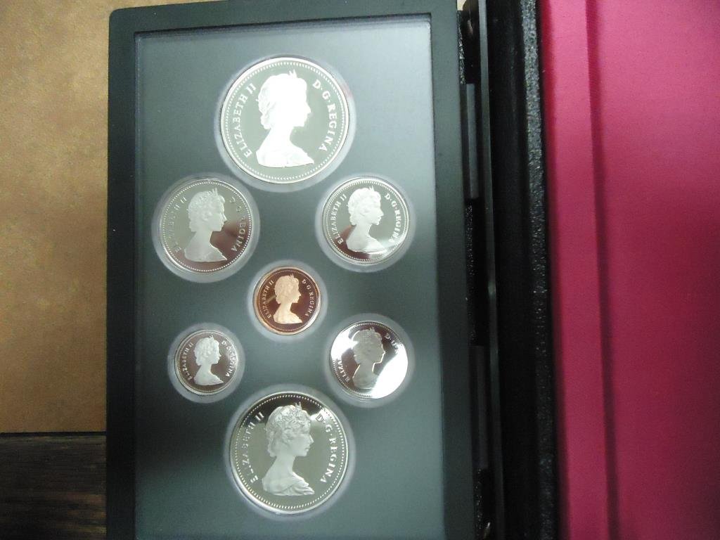 1983 CANADA DOUBLE DOLLAR PROOF SET SILVER EDMONTON, (1 of 2)