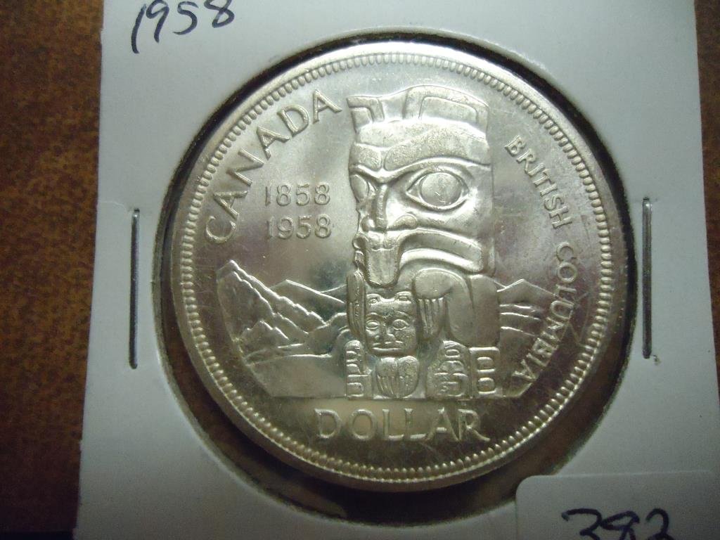 1958 CANADA SILVER DOLLAR (1 of 2)