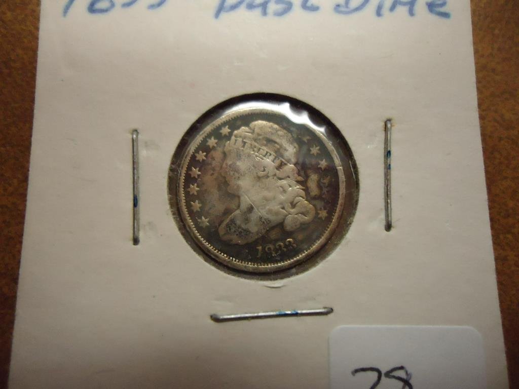 1833 CAPPED BUST DIME: You must call or email us with your credit card number directly