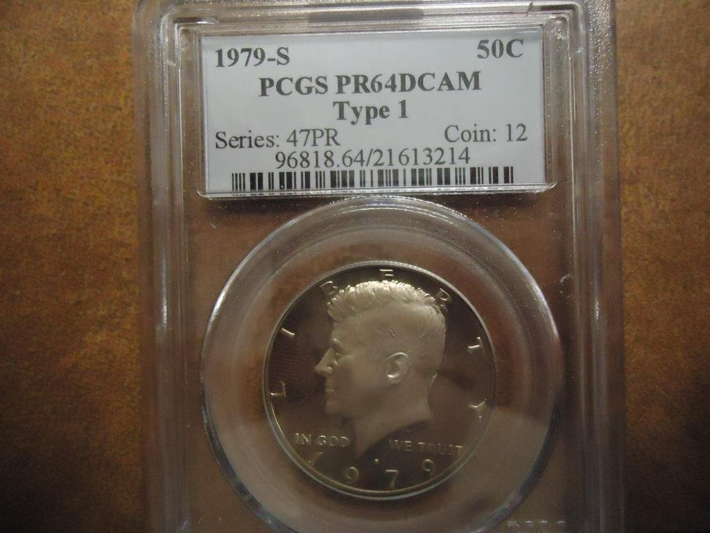 1979-S TYPE 1 KENNEDY HALF DOLLAR PCGS PR64 DCAM (1 of 2)