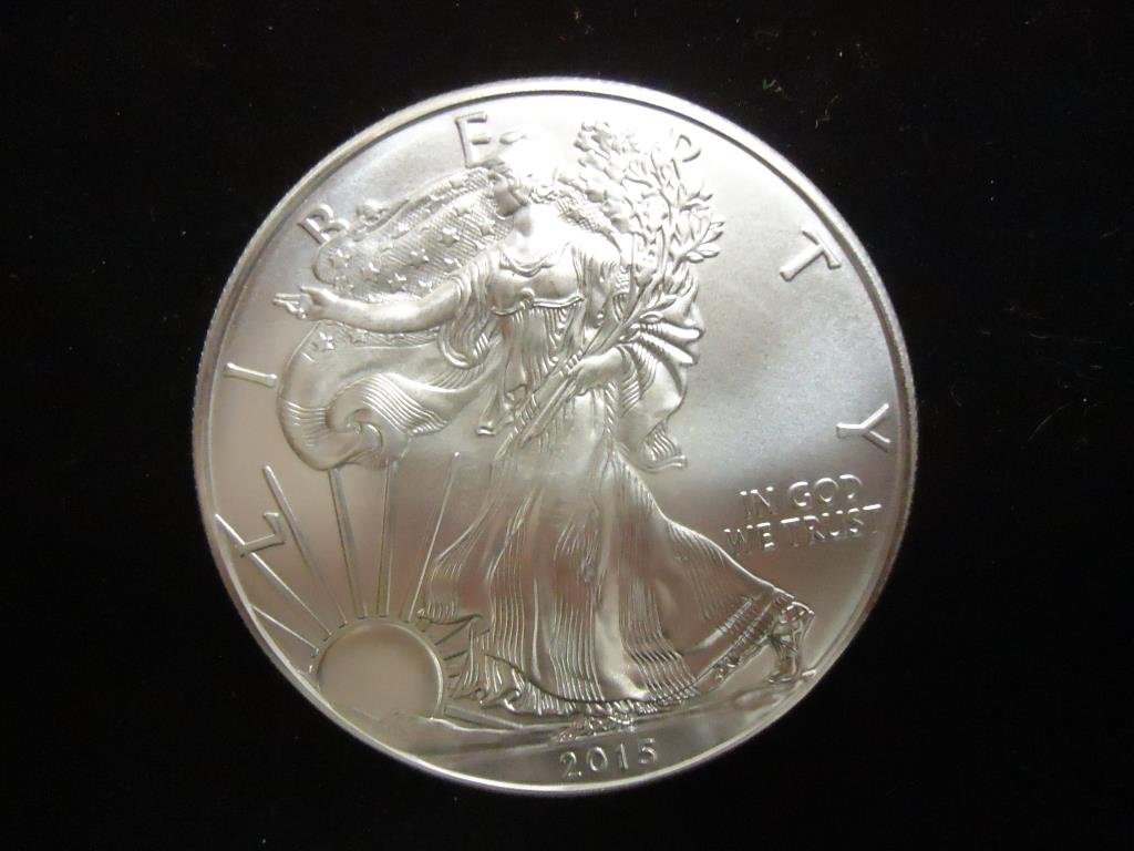 2015 AMERICAN SILVER EAGLE UNC (1 of 2)