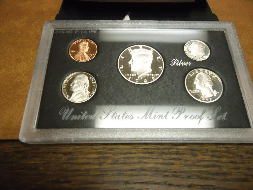 1992 US SILVER PROOF SET (WITH BOX) (1 of 2)