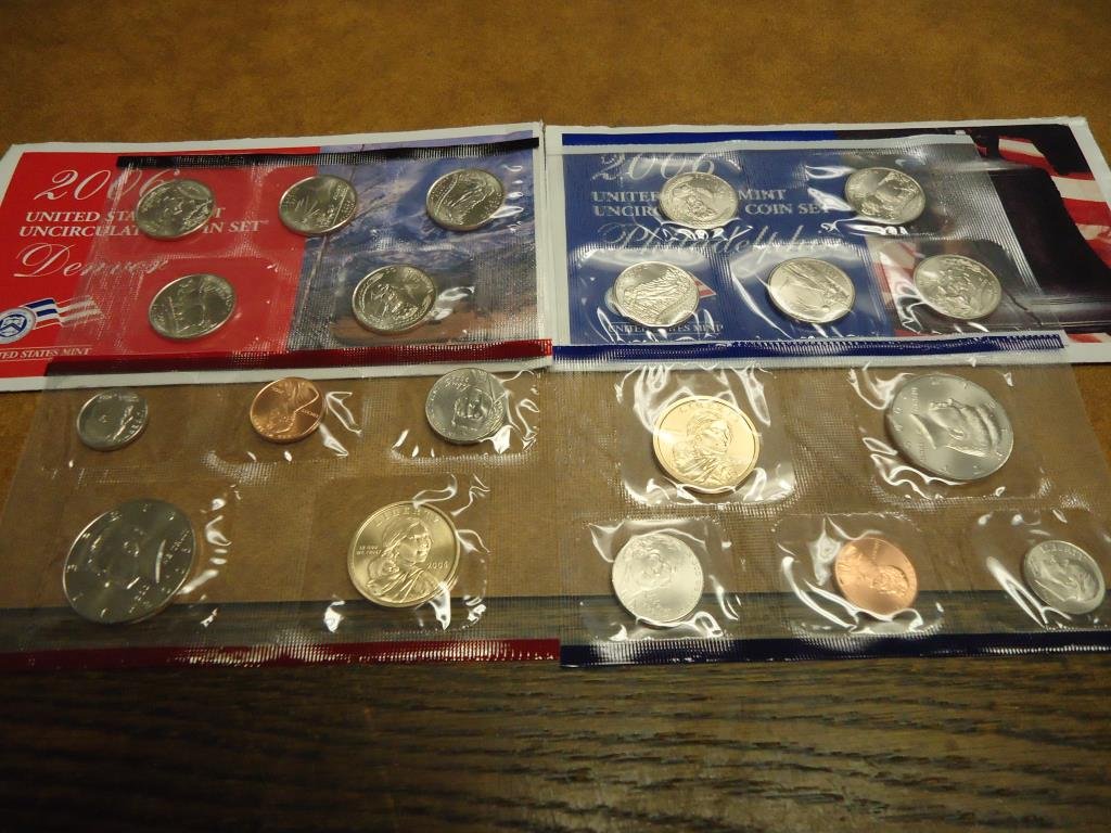 2006 US MINT SET (UNC) P/D (WITH ENVELOPE) (1 of 2)