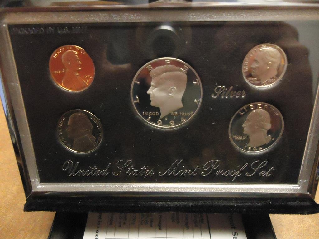 1994 SILVER US PREMIER PROOF SET WITH BOX (1 of 2)