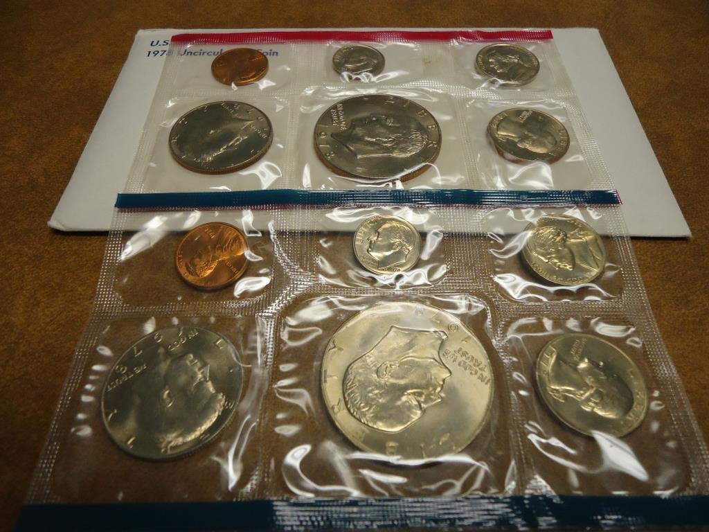 1978 US MINT SET (UNC) P/D (WITH ENVELOPE) (1 of 2)