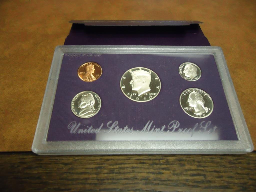 1990 US PROOF SET (WITH BOX) (1 of 2)