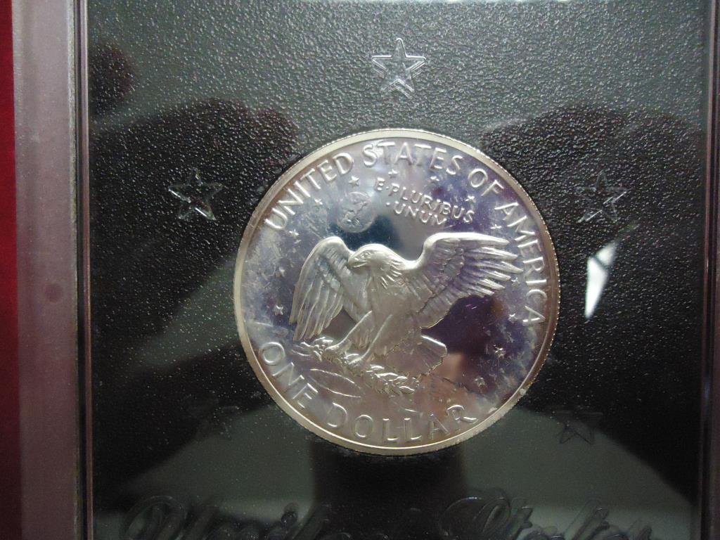 1971-S IKE SILVER DOLLAR PROOF (BROWN PACK) (1 of 2)