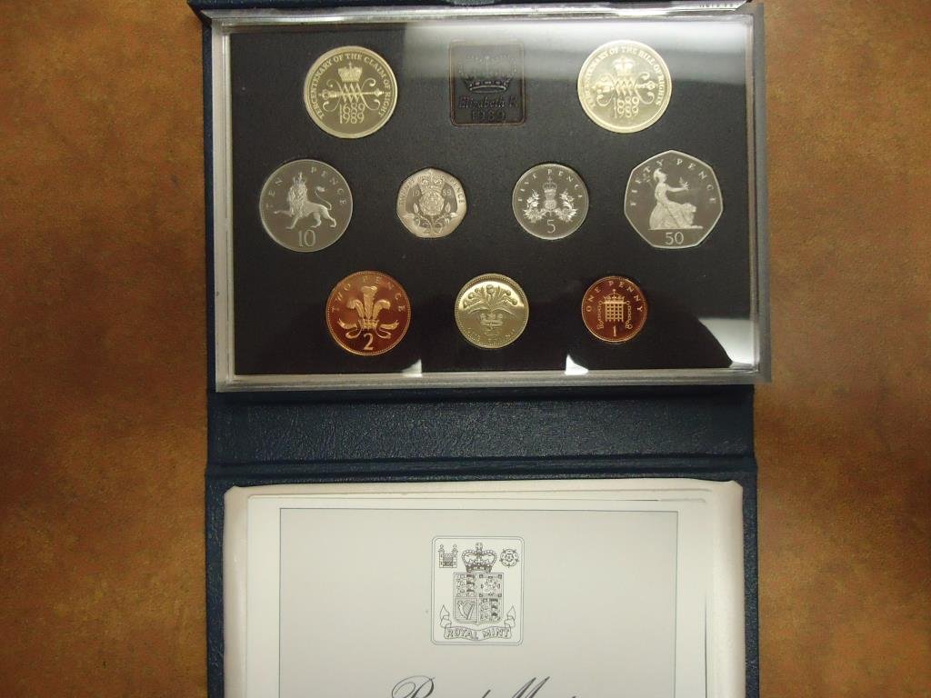 1989 GREAT BRITAIN PROOF SET ORIGINAL ROYAL MINT (1 of 4)
