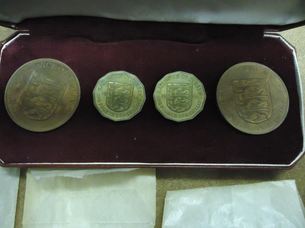1964 JERSEY PROOF SET ORIGINAL MINT PACKAGING STILL IN (1 of 3)