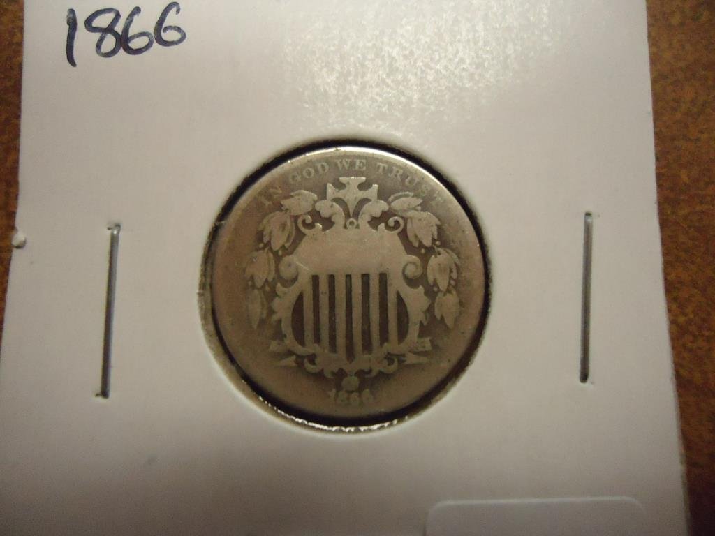 1866 SHIELD NICKEL (1 of 2)