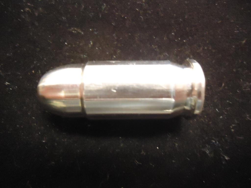 1 TROY OZ .999 FINE SILVER .45 CALIBER ACP BULLET (1 of 2)