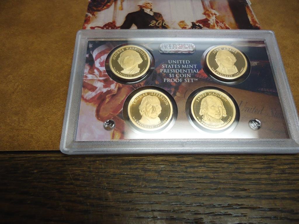 2007 PRESIDENTIAL DOLLAR PROOF SET WITH BOX (1 of 2)