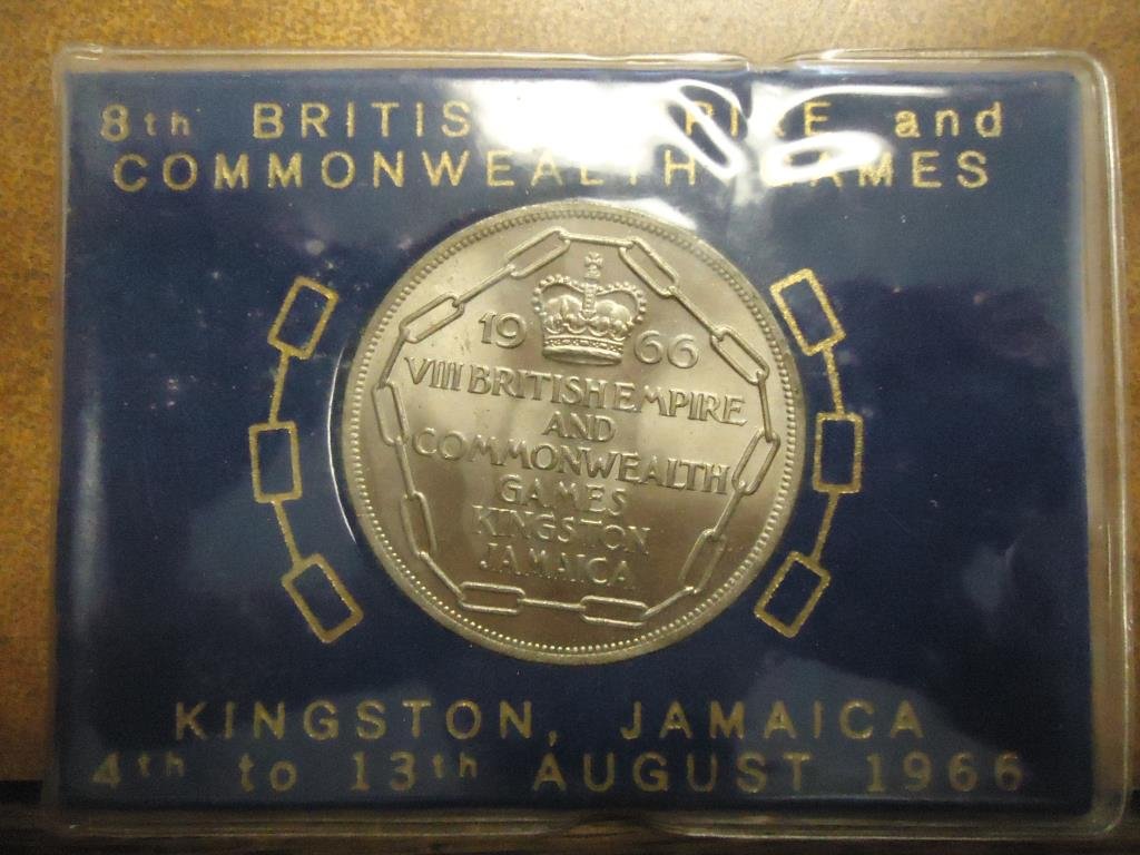 1966 JAMAICA 5 SHILLINGS UNC 8TH BRITISH EMPIRE AND (1 of 2)
