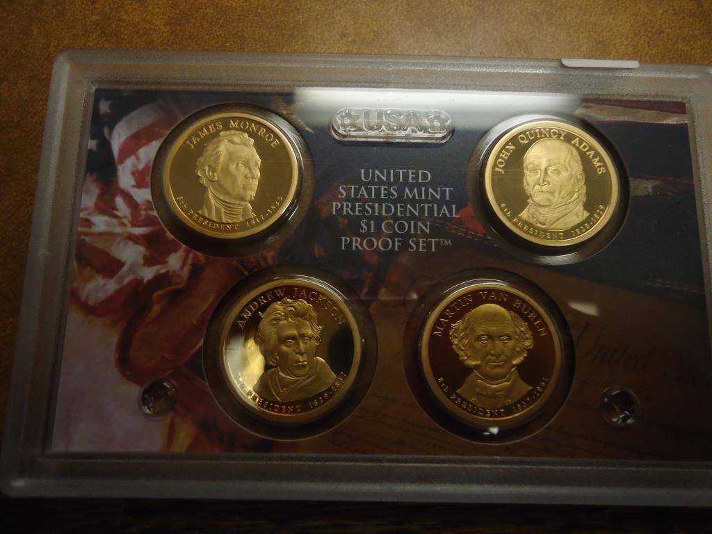 2008 US PRESIDENTIAL DOLLAR PROOF SET NO BOX (1 of 2)