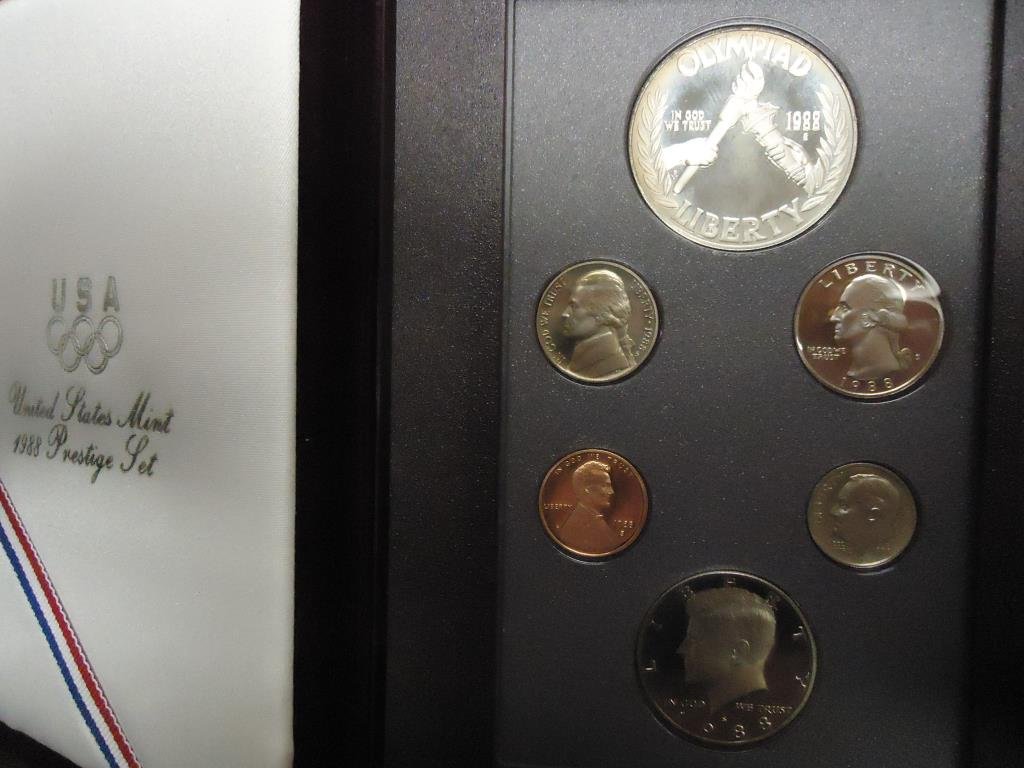 1988 US PRESTIGE PROOF SET OLYMPICS ORIGINAL US MINT (1 of 2)