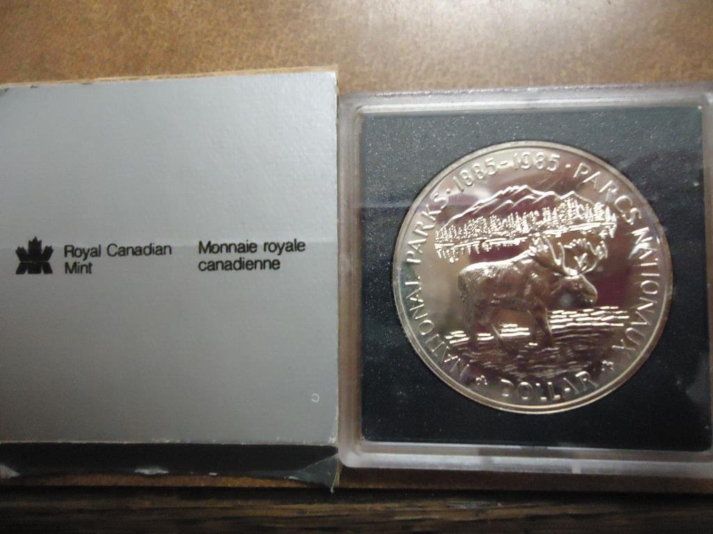 1985 CANADA N.P. SILVER DOLLAR PROOF ORIGINAL ROYAL (1 of 2)