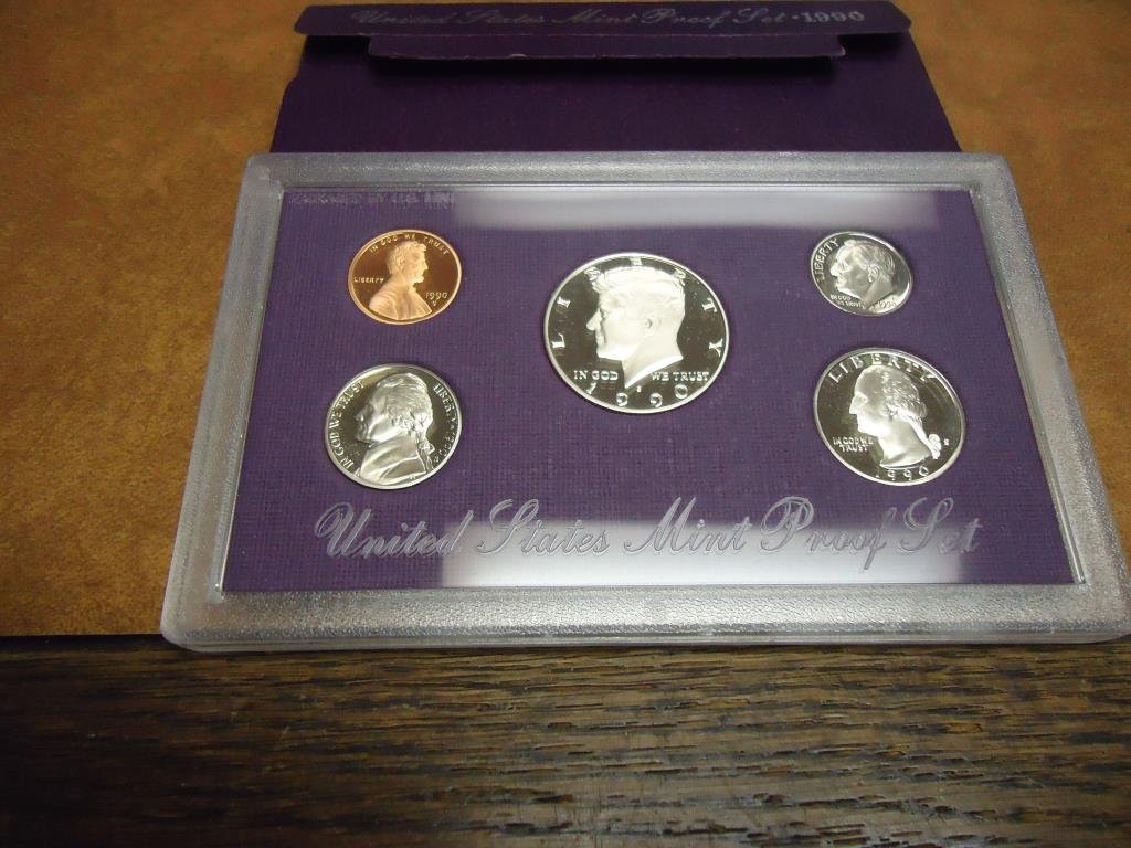 1990 US PROOF SET (WITH BOX) (1 of 2)