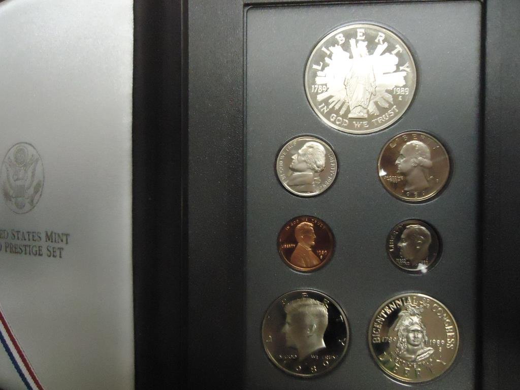 1989 US PRESTIGE PROOF SET CONGRESSIONAL ORIGINAL US (1 of 2)
