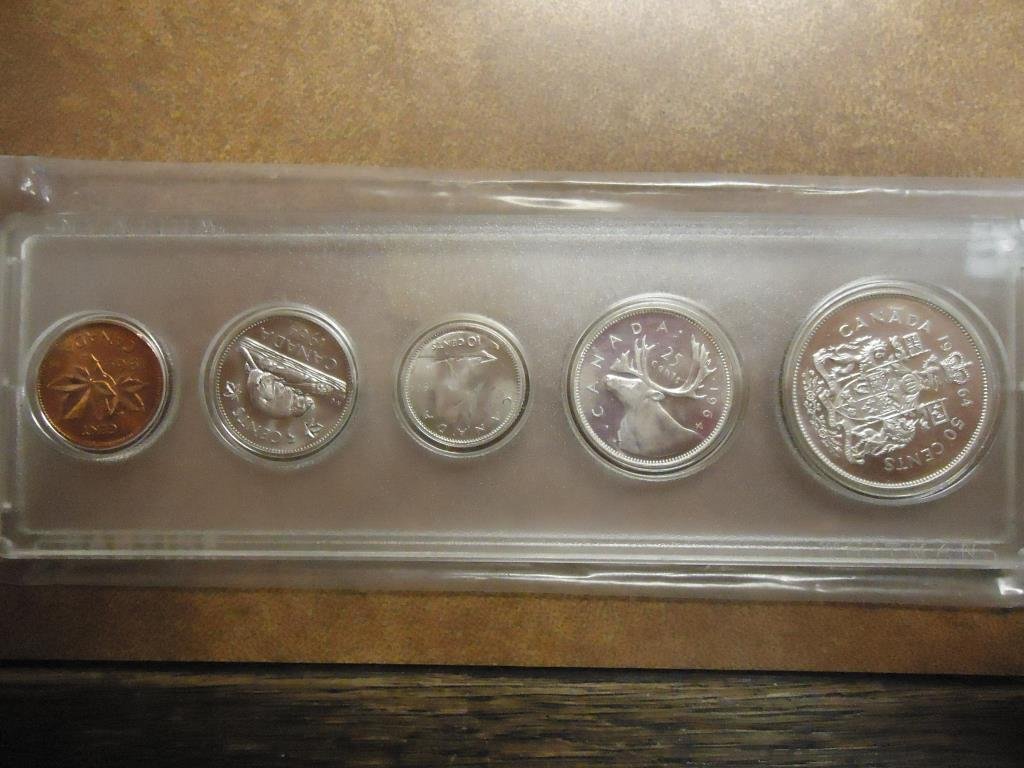 PARTIAL 1964 CANADA SILVER (PF LIKE) SET (1 of 2)